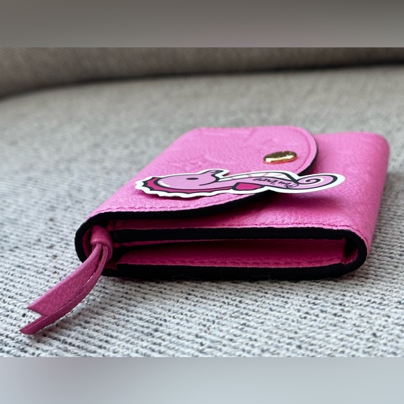 ❌SOLD❌💖NEW Louis Vuitton Empreinte Rosalie Lollipop Pink Wallet/Coin Purse💖 - Picture 7 of 11